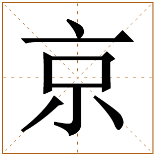 京字起名配什么字好