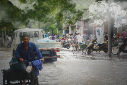 梦见老家发大水